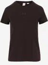Pinko Cotton T-shirt With Logo In Black