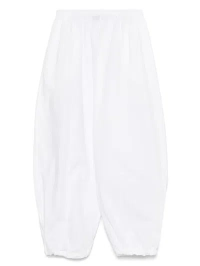 PINKO COTTON TAPERED TROUSERS
