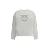 Pinko Embroidered Logo Sweatshirt In White