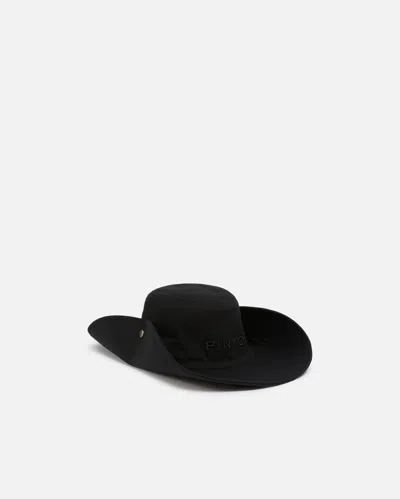 Pinko - Country Hat With Embroidered Logo In Gold