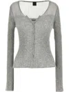 Pinko Long-sleeved Knitted Cardigan