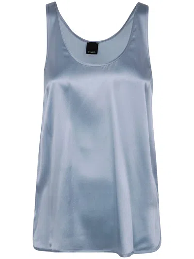 PINKO CRAZY SATIN SILK TANK TOP