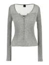 Pinko Long-sleeved Knitted Cardigan