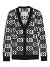 Pinko V-neck Long Sleeve Knit Cardigan Design In Black