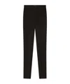 Pinko Creased Straight-leg Trousers In Black