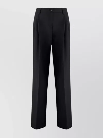 PINKO CREPE FABRIC WIDE-LEG TROUSERS