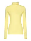 Pinko Sacred Turtleneck Sweater In Yellow