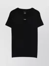 Pinko Crew Neck Short Sleeves Top In Black