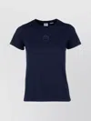 Pinko Crew Neck Short Sleeves Top In Blue
