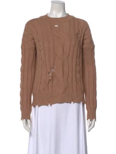 Pre-owned Pinko Crew Neck Sweater In Neutrals