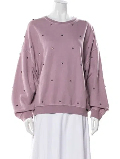 Pre-owned Pinko Crew Neck Sweater W/ Tags In Purple
