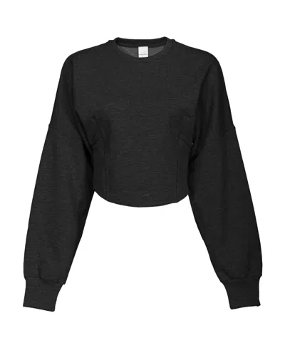 Pinko Crew-neck Sweatshirt In Black