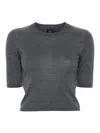 Pinko Grey Graspo Sweater In Grey