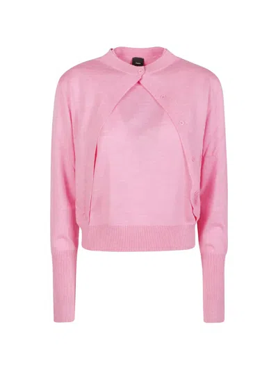 Pinko Crew-neck Sweater In Pink