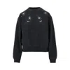 Pinko Reimagined Friesian X Patrick Mc Dowell Sweatshirt In Black