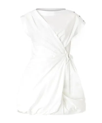 PINKO PINKO CRISSCROSS SHORT SHIRT DRESS