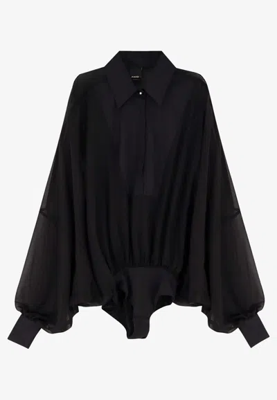 PINKO CRISTALBALL BODYSUIT SHIRT