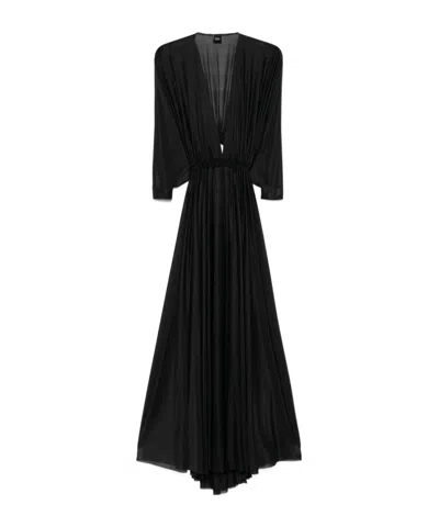 Pinko Crociere Maxi Dress In Black
