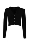 Pinko Sensoriale Cardigan In Nero
