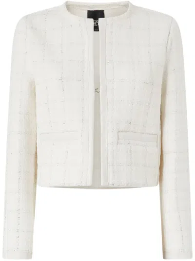Pinko Cropped Jacket In White