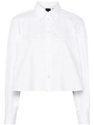 Pinko Cropped Shirt In White