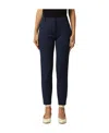 Pinko Cropped Tailored Trousers In Blue