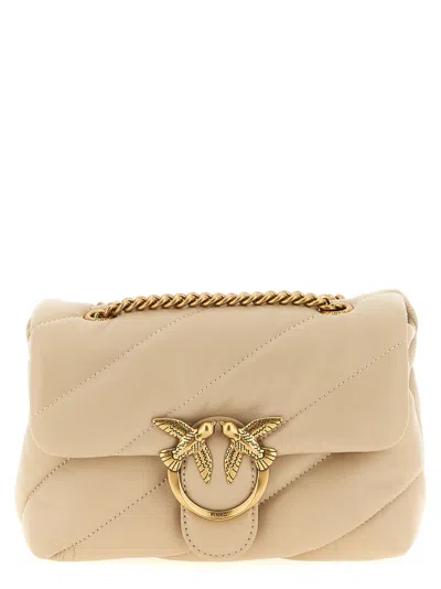 Pinko Crossbody Bag In Neutral