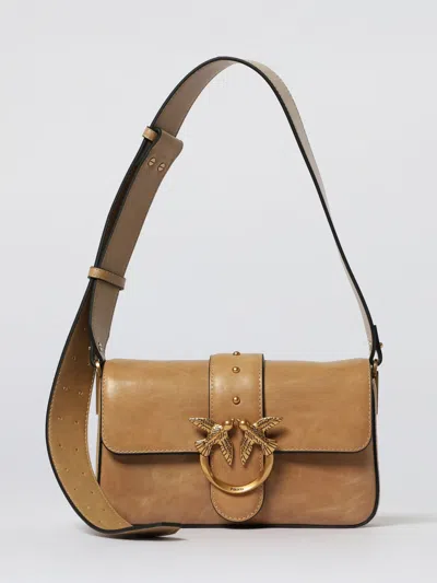 Pinko Crossbody Bag  Woman Color Beige In Brown