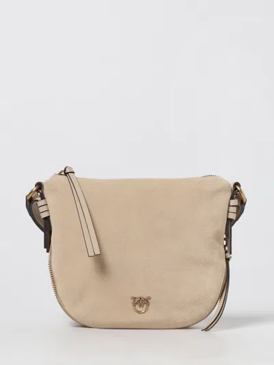 PINKO CROSSBODY BAG PINKO WOMAN COLOR BEIGE,H52140022