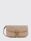 Pinko Medium Saddle Flat Shoulder Bag In Brown