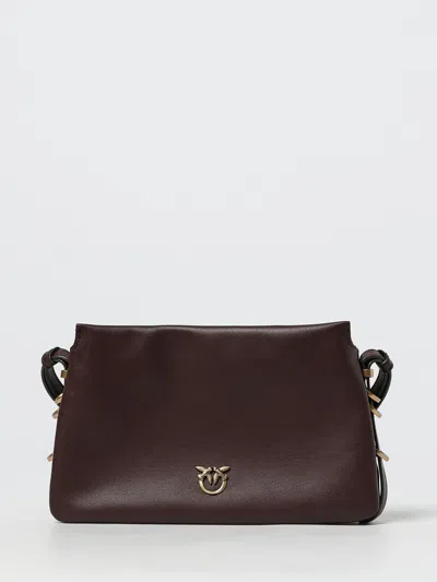 Pinko Crossbody Bag  Woman Color Mahogany In Brown