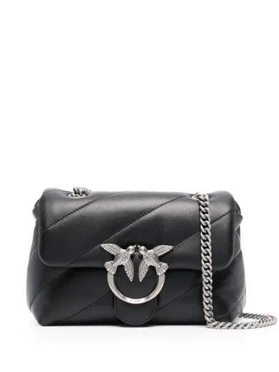 PINKO CROSSBODY BAG WITH METAL LOGO