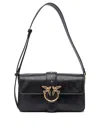 Pinko Classic Love One Shoulder Bag In Black