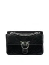 Pinko Medium Love One Light Classic Shoulder Bag In Black
