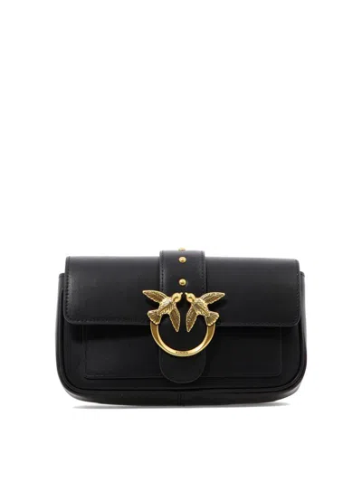 Pinko Crossbody Bags In Black