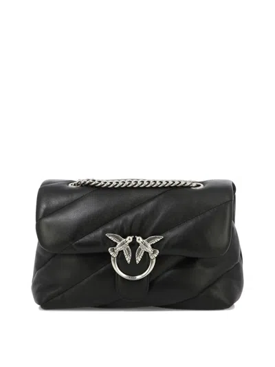 Pinko Crossbody Bags In Black