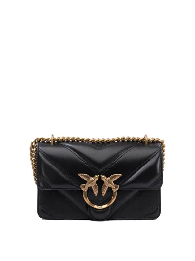 Pinko Crossbody Bags In Black