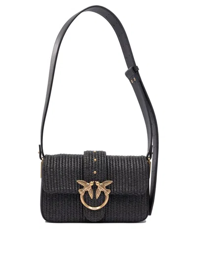 Pinko Crossbody Bags In Black