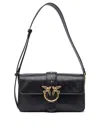 Pinko Classic Love One Shoulder Bag In Black