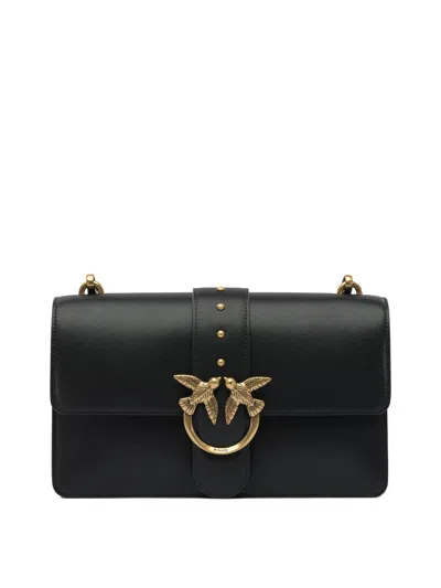 PINKO CROSSBODY BAGS BLACK
