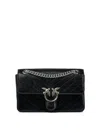 Pinko Medium Love One Light Classic Shoulder Bag In Black