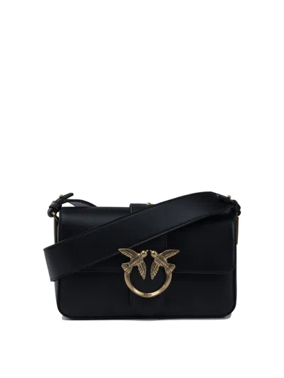 Pinko Crossbody Bags In Black