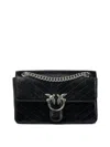 Pinko Medium Love One Light Classic Shoulder Bag In Black