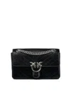 Pinko Medium Love One Light Classic Shoulder Bag In Black