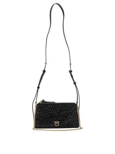 PINKO CROSSBODY BAGS BLACK