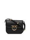 Pinko Black Love Box Mini Bag In Black