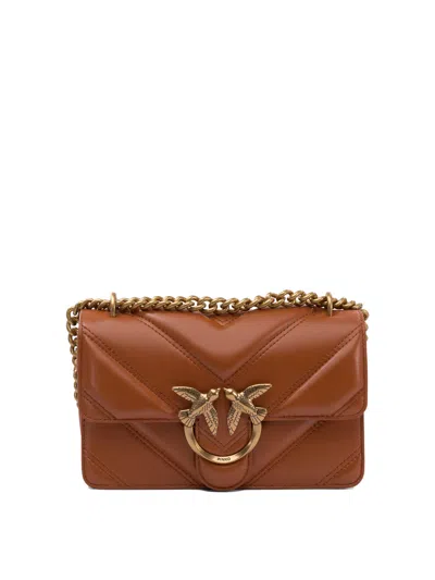 Pinko Crossbody Bags Brown