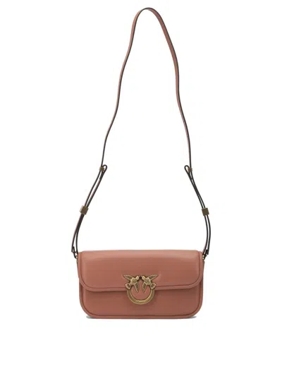 Pinko Crossbody Bags In Brown