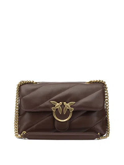 Pinko Crossbody Bags In Brown