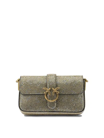 Pinko Crossbody Bags In Gray